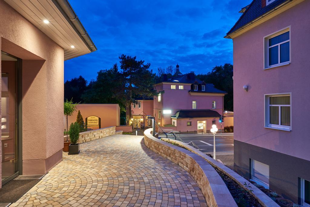 Parkhotel Gueldene Berge Weißenfels Esterno foto